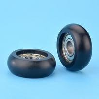 Hot 1PC 608ZZ Package Plastic Nylon Wrap POM Line Wire Rope Bearing Pulley Plastic Wheel 608 ZZ 8*32*12mm 1pc