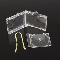 Hot Mini CD Case Keychain Blank Album Party Gift CD Player Keyring Peripheral Commemorativ Album Key Holder For Backpack Pendant