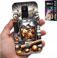 Etui Do Samsung A6 2018 - Whisky Cygaro Wzory Dla Mężczyzn Plecki