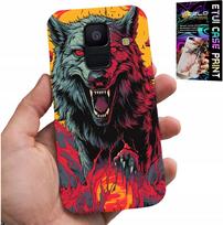 Etui Do Samsung A6 2018 - Wilk Wilki Wataha Super Wzory Case + Szkło