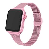 Slim strap For Apple Watch band 44mm 45mm 41mm 40mm 49mm 42mm Stainless steel bracelet correa iwatch series 7 6 5 3 SE 8 ultra 42mm 44mm 45mm 49mm