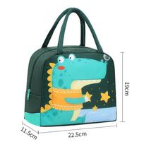 Cute Insulated Bento Bag: Cartoon Lunch Box for Kids and Office