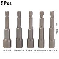 Hexagon Nut Driver Drill Bit Socket Screwdriver Wrench Set Drill Bit Socket Adapter Electric Screwdriver Impact Bolt Handle Tool