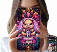 Etui Do Samsung Galaxy A70 - Słodka Kapibara Z Szejkiem, Super Wzory