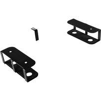 Replacement Metal Laptop Storage Mount Anti-Drop Under TV Under Desk Shelf Tablet Mounting Brackets šviesiai pilka spalva