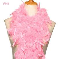 2M Costume DIY Craft Wedding Supplies Party Decoration Cosplay Feather Boa Strip Grament Accessaries Apparel Fabric Feathers rožinė