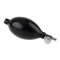 1Pcs Hand Squeeze Blood Pressure Latex Bulb Manual Inflation with Twist Air Release Replacement Inflation Bulb Pump Black Pump 3V