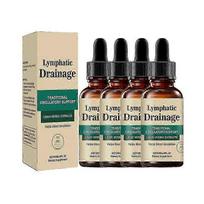 1-4X Anti-celiulito limfodrenažiniai lašai vyrams, moterims, kūno priežiūrai 60ml 1PC