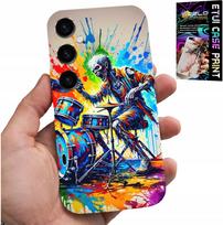 Etui Do Samsung Galaxy S25 Plus - Rock Perkusja Bębny Kościotrup Pokrowiec