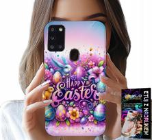 Etui Do Samsung Galaxy A21S - Wesołego Jajka, Wielkanoc, Pisanki Jajka