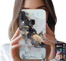 Etui Do Samsung Galaxy A20E - Elegancki Marmurek Modne Kobiece Wzory