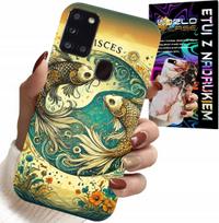 Etui Do Samsung Galaxy A21S - Znak Zodiaku, Ryba Astronomia + Folia