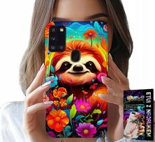 Etui Do Samsung Galaxy A21S - Kolorowe Wzory Koala Zwierzęta + Szkło