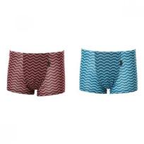 Venus Male Poly Span Missoni Print Draws 2 Pack Vmpq729tset Turquoise/Wine/95