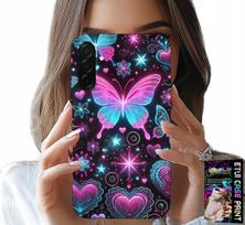 Etui Do Samsung Galaxy A26 5G - Kolorowy Motylek Serce Modne Wzory Case