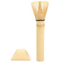 Natural Bamboo Chasen Matcha Green Tea Whisk Long Handle Powder Brush ToolWhite