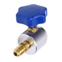 R134A Can Tap Valve Replacement for 14 Inch 12 Inch AC Freon Charging Hose Self Sealing Metal