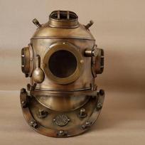 45.72 cm Handmade US Navy Miller Dunn Mark V Diving Helmet Collectible Gift Ship Navigation Marine Maritime Gift