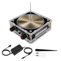 Daugiafunkcinė muzikinė Teslos ritė, suderinama su „Bluetooth“, AC110-240V, delninė Teslos ritė, 10 cm aukščio, aukšto dažnio įtampos impulsų lanko generatorius