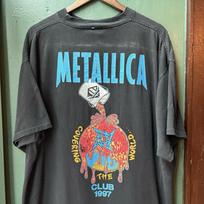Vintažiniai 90-ųjų Metallica klubo grupės Roko stiliaus unisex marškinėliai XXXL