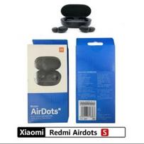 Belaidės ausinės + mikrofonas Xiaomi Redmi Airdots S Juodos spalvos išmaniesiems telefonams ir planšetiniams kompiuteriams juoda