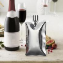 Hip Liquor Flask Rum Flask Alcohol Flask with Cover Leak Flask Pocket Flask for Camping Wedding Party Activities Home sidabras