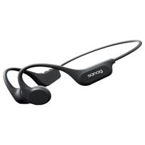 SANAG B60S Pro Bone Conduction IPX8 Waterproof Sports Headphones Bluetooth 6.0 Fast Connect juoda spalva