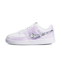 Nike Court Vision 1 Cushioning Coverage, Impact Resistance, Slip Resistant Low top Skateboard Shoes Unisex White Purple DH2987-101(Team1106-) 36.5