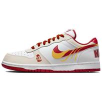 Nike Big Low top Skateboard Shoes Men's Red Yellow 355152-150(Team1408-) 44