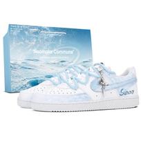 Nike Court Vision 1 Shopping Bag, Sunshine Confession, Couple, Custom Exclusive Lightweight Breathable Low top DH2987-101(Team1786-LK) 43