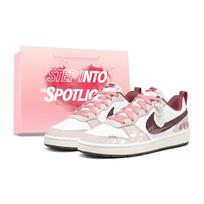 Nike Court Borough Low top Skateboard Shoes Women's Pink Zongzi IQ9797-121(team1392-) 36