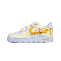 Nike Air Force 1 Skateboard Shoes Women's Low Top White, Yellow DD8595-100(Team240- ) 36.5
