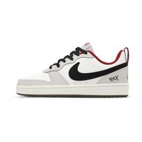 Nike Court Borough 2 Low top Skateboard Shoes Women's Black Red IQ9797-121(team1392-) 36.5