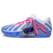 Nike Ja Morant 3 Cushioning, Wear Resistant Low top Basketball Shoes Men's Blue Pink HF2794-101(Team1521-) 41