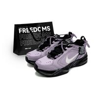 Nike Air Monarch 4 Cushioning Height Increasing Abrasion Resistant Low top Chunky Sneakers Unisex Purple 415445-001(Team1077-) 36.5