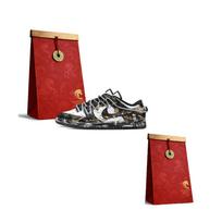 Nike Dunk Low Retro Mechanical Magic, Ink Power Horse Abrasion Resistant Low top Skateboard Shoes Women's Black Gold DD1503-101(Team83-·) 37.5