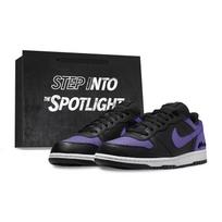 Nike Dunk Kvėpuojantys žemi krepšinio/riedlenčių batai vyriški Violetiniai Juodi 355152-016(Komanda1597--) 42.5