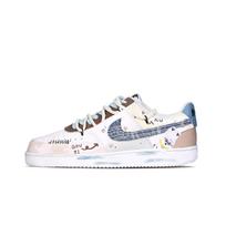 Nike Court Vision 1 Mechaninė Dvasia, Šuniuko Ade Amortizacija, Atsparūs Dėvėjimuisi Žemi Kateboardo Batai Unisex Balti Mėlyni DH2987-101(Team83-) 40.5