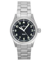 Hamilton Khaki Field Stainless Steel Black Dial Quartz H69401130 Men's Watch juoda
