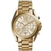 Michael Kors MK5605 Aukso spalvos Bradshaw moteriškas laikrodis 42mm auksas