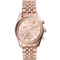 Michael Kors MK5569 Lexington Chronograph Moteriškas laikrodis 38mm ryškiai rožinė