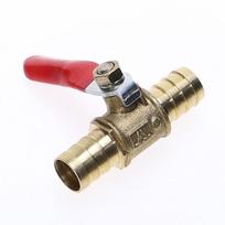 1PC 8mm BrassHose Barb Inline Water Oil Air Gas Fuel Line Shutoff Ball Valve Pipe Fittings Tube 8mm