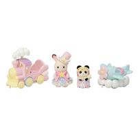 Sylvanian Families Amusement Park Ride Set - TrainAirplane CO-79 ST Mark Certification 3 years older Toy Dollhouse EPOCH