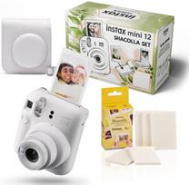 Aparat Natychmiastowy Fujifilm Instax Mini 12 Biały + Etui Ramka Shacolla