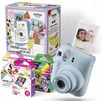 Aparat Fujifilm Instax Mini 12 Niebiesk + 30 Zdjęć