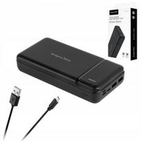 Power Bank 30000Mah 2Xusb Usb-C Kabel Krugermatz