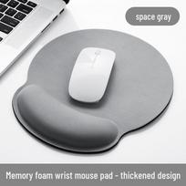 Dirt-Resistant Wrist Rest & Mouse Pad Set for Office and Gaming tamsiai erdvės pilkos spalvos