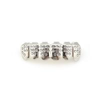 European Hip-Hop Diamond Gold & Silver-Plated Grillz Accessories
