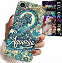 Etui Do Iphone Se / Se2 - Znak Zodiaku, Wodnik, Astronomia Plecki