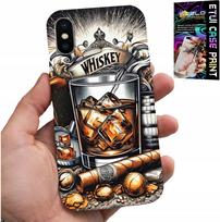 Etui Do Iphone X / Xs - Whisky Cygaro Wzory Dla Mężczyzn Plecki